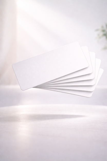 5 cartes Pack ALLWHITE – Optimisation Parfaite