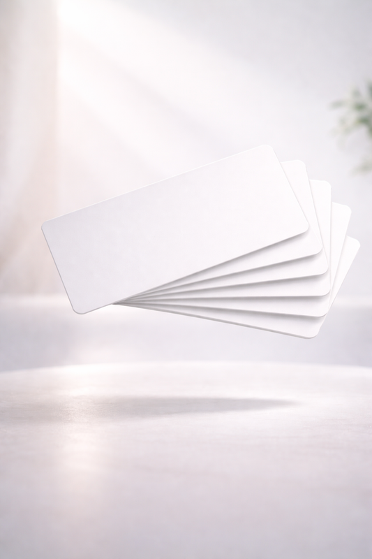 5 cartes Pack ALLWHITE – Optimisation Parfaite