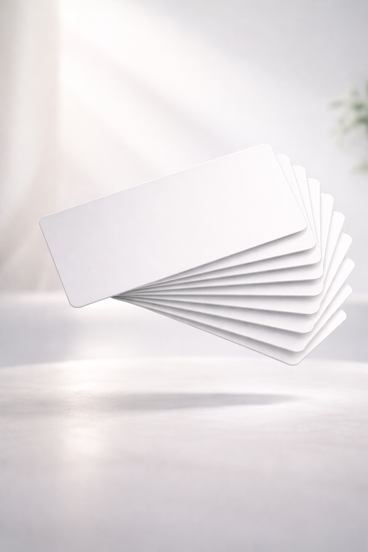 10 Cartes Pack ALLWHITE – Puissance & Minimalisme