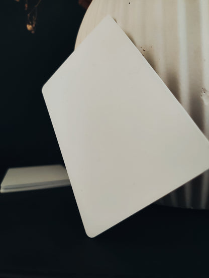 3 cartes Pack ALLWHITE – Élégance Minimaliste