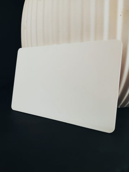 3 cartes Pack ALLWHITE – Élégance Minimaliste
